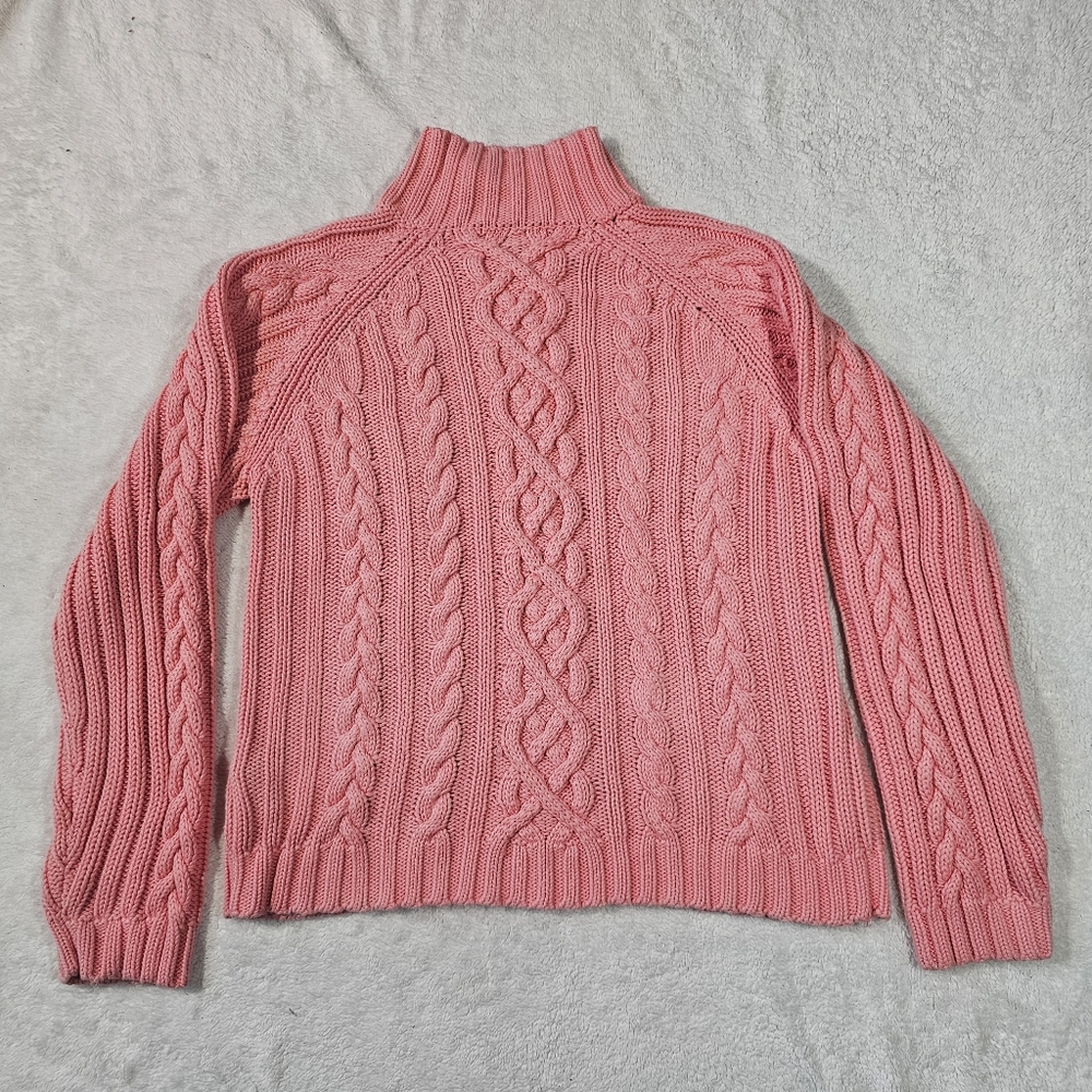 Ralph Lauren Lauren Womens Pink Cotton Sweater Size XL - Picture 5 of 7